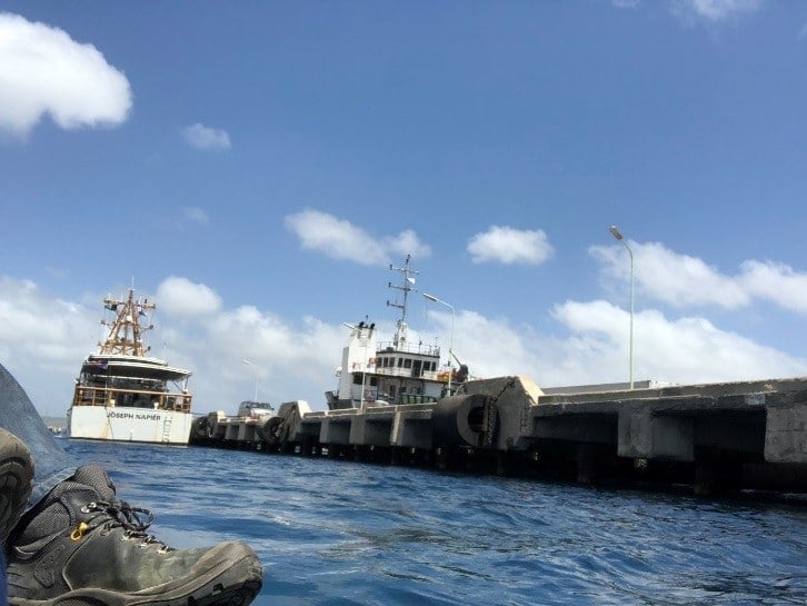 Zuidelijke aanlegsteiger Bonaire