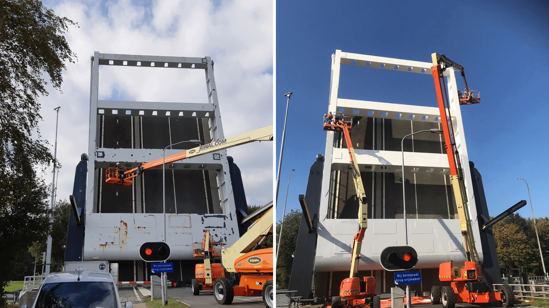 Nieuw coatingsysteem brug Farmsum verlengt levensduur aanzienlijk