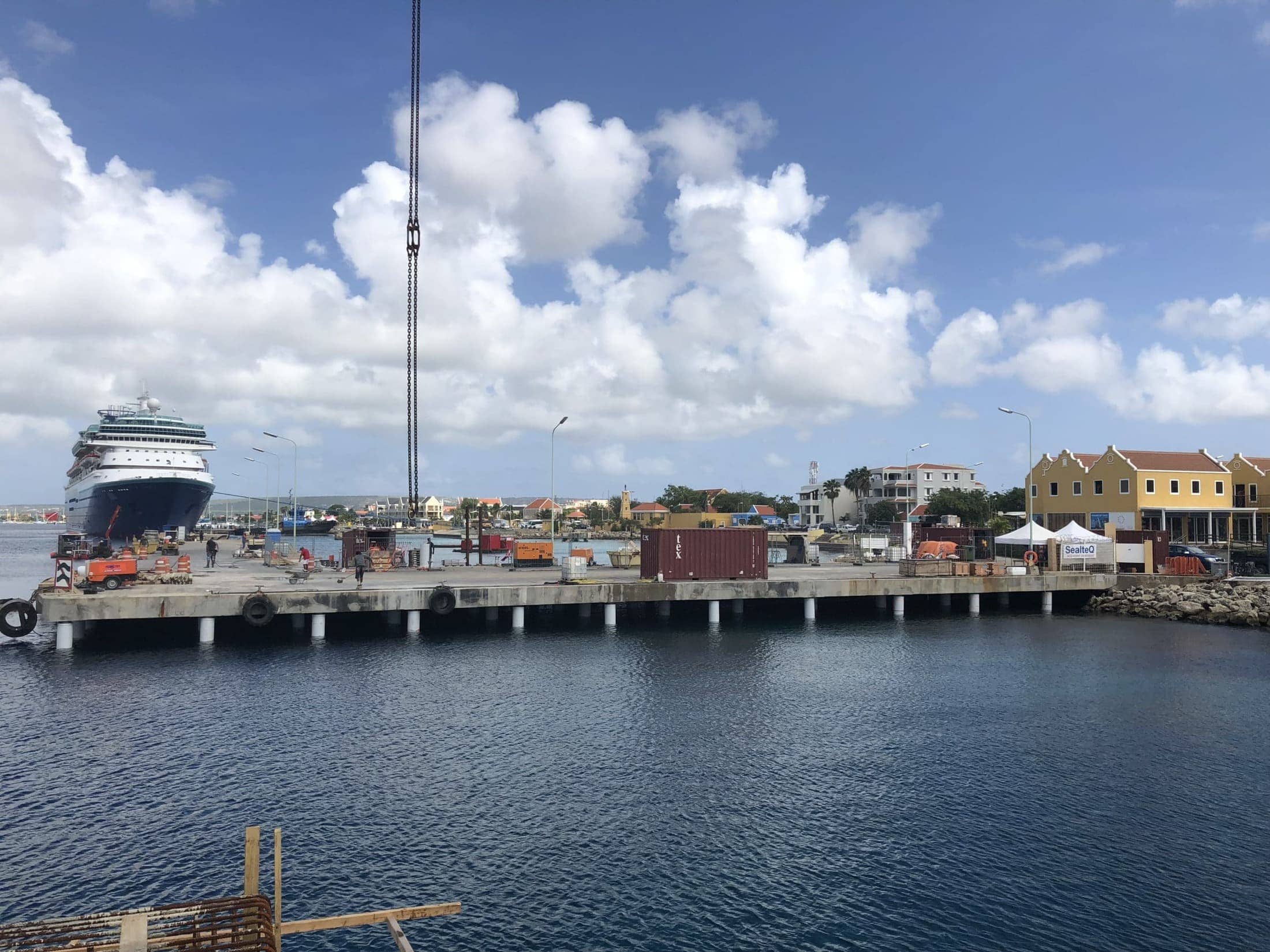Aanlegsteiger Bonaire verduurzaming