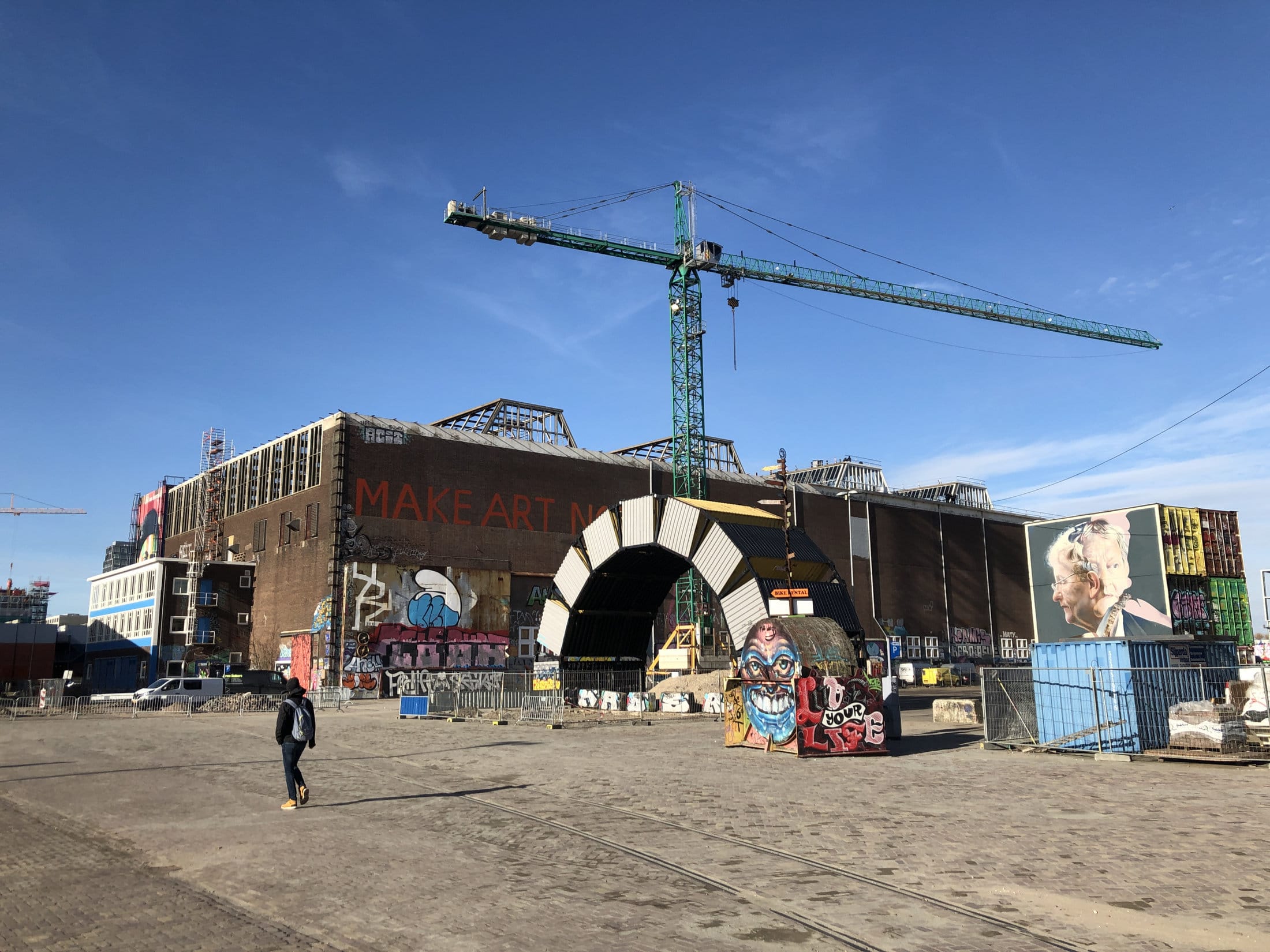 Lasloods van Rijksmonument NDSM gerenoveerd