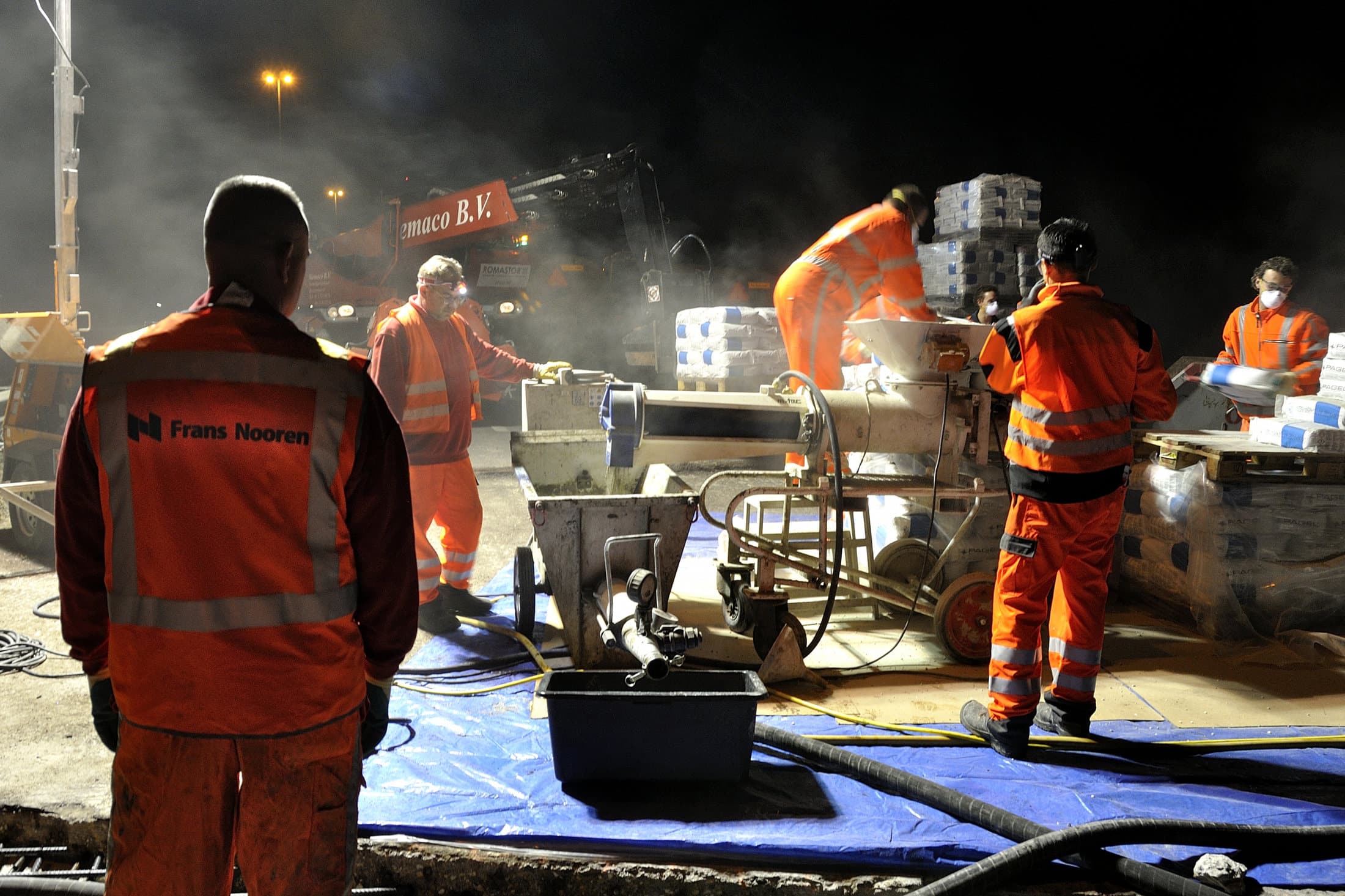 Uniek betonherstelproject aan de Diezerbrug A59