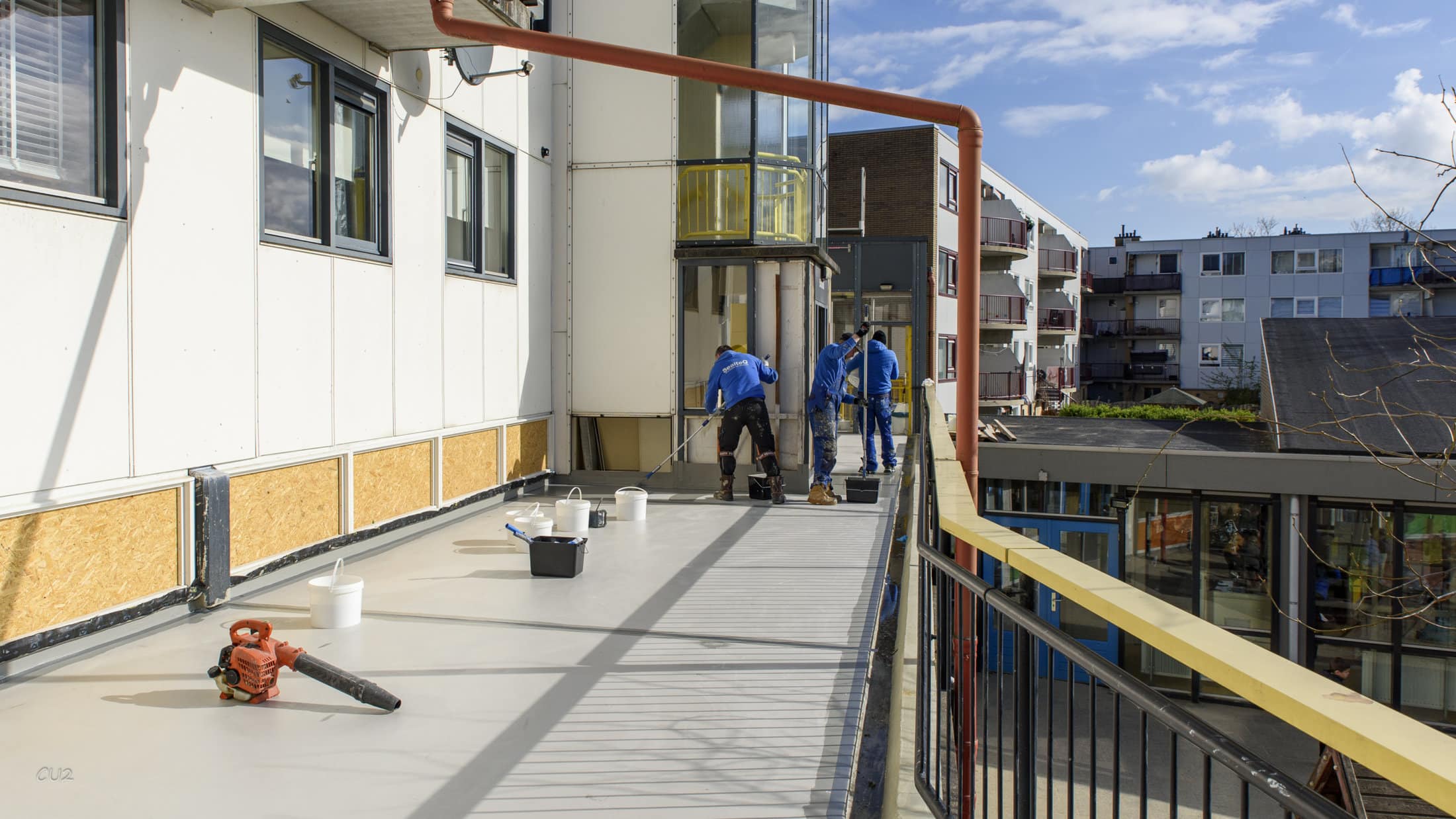 Onderhoudswerkzaamheden  aan de balkons van woonzorgcomplex De Zetter in Rotterdam afgerond