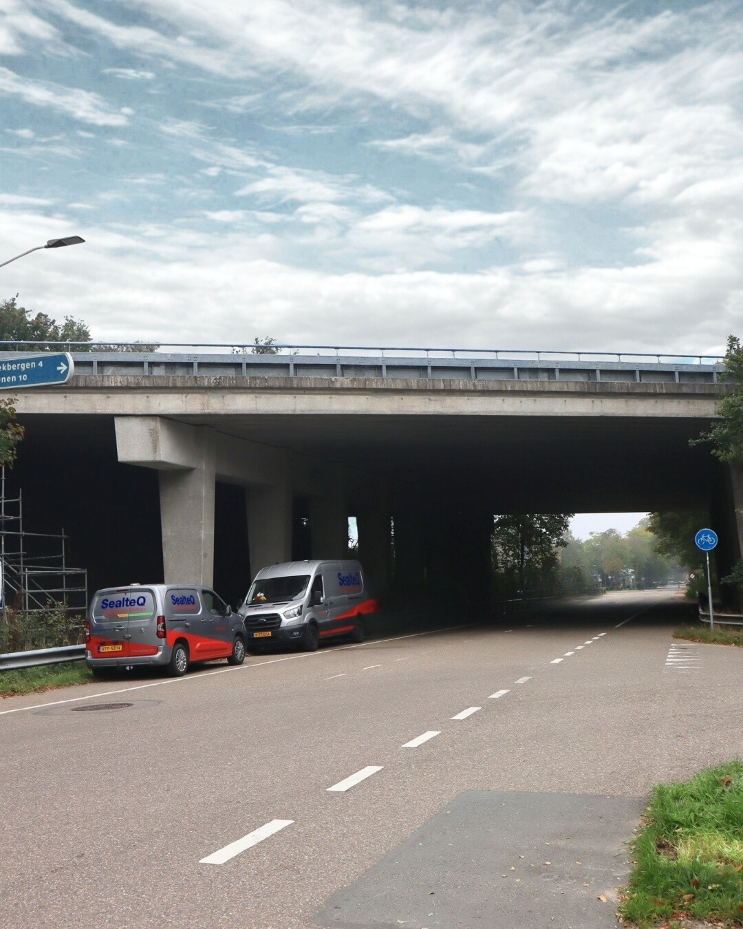 Betonreparatie viaduct A1 Ugchelen