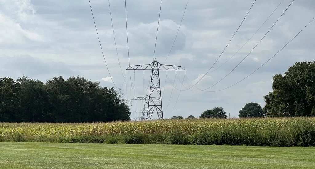 Betonrenovatie mastfundaties hoogspanningslijn Goor-Hengelo