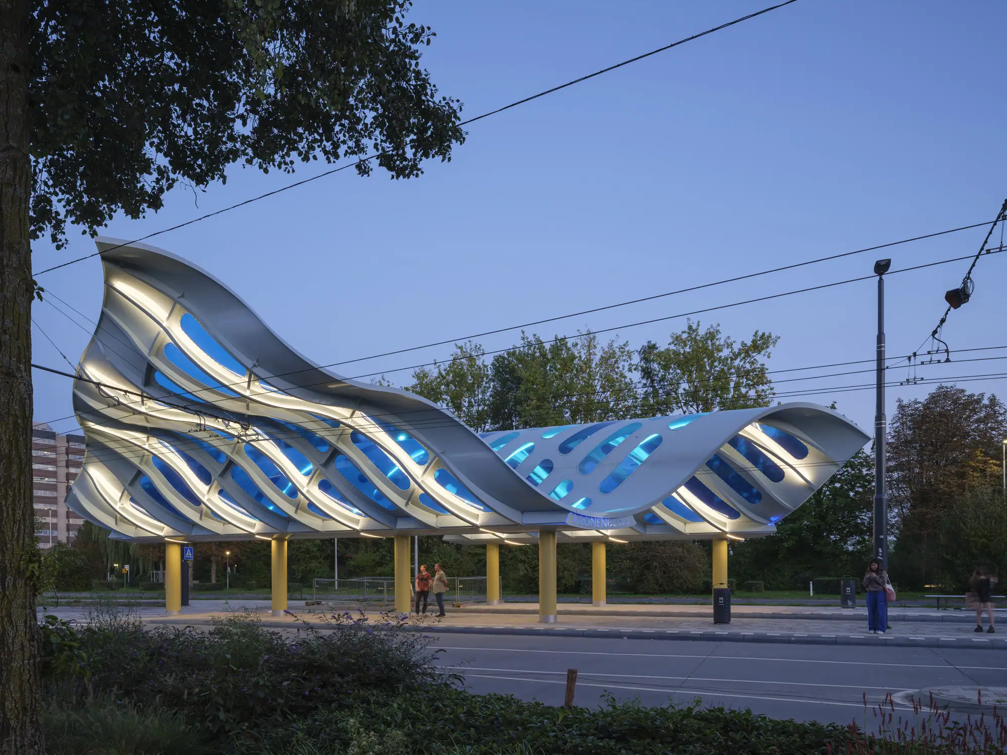 Busstation Kronenburg voorzien van duurzaam coatingsysteem